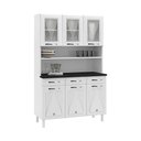 Ver imagem 2 de Armário de Cozinha de Aço Kit Triplo 120cm Clara Multimóveis CR6150 Branco