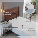 Ver imagem 4 de Lençol Solteiro Percal 300 Fios Algodão com Elástico Extra Macio:branco