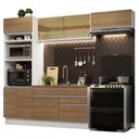 Ver imagem 3 de Armário de Cozinha Completa 270cm Branco Rustic Glamy Madesa 11