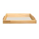 Ver imagem 2 de Bandeja Decorativa Espelhada Retangular 30x40 Madeira Exclusiva:natural