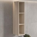 Ver imagem 2 de Armario Aereo 3 Nichos MDF 20x90 cm Kali 16675 Bianco Toq Nicioli