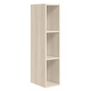 Ver imagem 1 de Armario Aereo 3 Nichos MDF 20x90 cm Kali 16675 Bianco Toq Nicioli