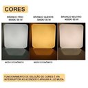 Ver imagem 2 de Lustre Plafon Led 30w 60w Multicolor 43x43 Quadrado Borda Infinita Bivolt