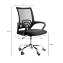 Ver imagem 4 de Cadeira de Escritorio Begonia Tela Mesh Ergonomica Giratoria