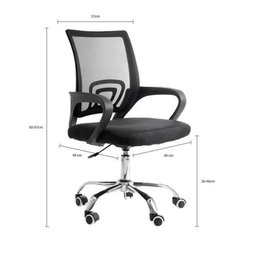 Cadeira de Escritorio Begonia Tela Mesh Ergonomica Giratoria - 4