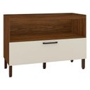 Ver imagem 2 de Balcão de Pia Ametista 1 Porta Basculante 1 Gaveta 120 Cm Nogueira Off White - Kits Paraná