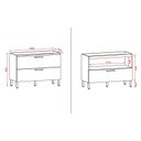 Ver imagem 3 de Balcão de Pia Ametista 1 Porta Basculante 1 Gaveta 120 Cm Nogueira Off White - Kits Paraná