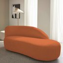 Ver imagem 7 de Divã Recamier Curvo Luna 160cm Lado Direito Suede - Adj Decor Cor Preto