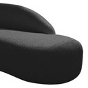 Ver mais imagens de Divã Recamier Curvo Luna 160cm Lado Direito Suede - Adj Decor Cor Preto