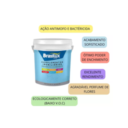 Fundo Preparador Paredes Base Água Brasilux 18l - 2