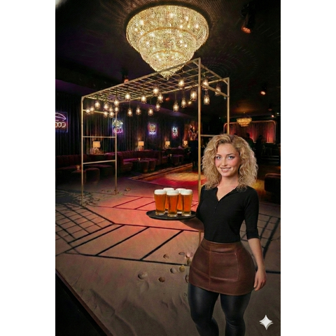 Gazebo Telado Pergolado, Castacristal, Decoração Natural, 300cm