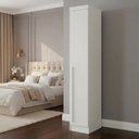 Ver imagem 1 de Guarda-Roupa Modulado 1 Porta Infinity Branco
