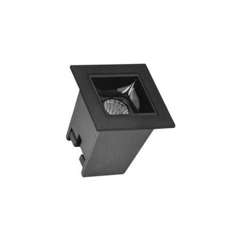Spot Luminária Embutir Móvel 2w Bco Quente Bivolt Envio 24h - Preto - Bco Quente - 110v 220v (bivolt