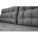 Ver mais imagens de Sofá 3 Lugares Retrátil e Reclinável com Pillow Duque 2,10m Veludo Premium Cinza