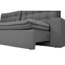 Ver imagem 5 de Sofá 3 Lugares Retrátil e Reclinável com Pillow Duque 2,10m Veludo Premium Cinza