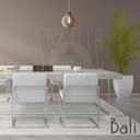 Ver imagem 5 de Pendente Luminária Bali E27 Madeira Bancada Moderno Lounge:branco