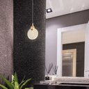 Ver imagem 3 de PENDENTE SINDORA 13CM DOURADO METAL+CRISTAL LED 5W 3000K BIVOLT CABO:150CM - DCD02114