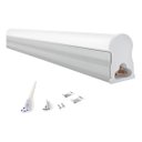 Ver imagem 3 de Led Tubular T5 60cm 10w C/calha Acoplada Completa Luz Frio Luz Branco-frio 127/220v