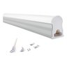 Led Tubular T5 60cm 10w C/calha Acoplada Completa Luz Frio Luz Branco-frio 127/220v - 3