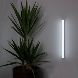Led Tubular T5 60cm 10w C/calha Acoplada Completa Luz Frio Luz Branco-frio 127/220v - 6