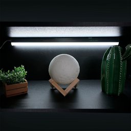 Led Tubular T5 60cm 10w C/calha Acoplada Completa Luz Frio Luz Branco-frio 127/220v - 7
