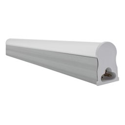 Led Tubular T5 60cm 10w C/calha Acoplada Completa Luz Frio Luz Branco-frio 127/220v - 1