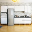 Ver imagem 1 de Cozinha 6 Peças C/Gaveteiro Top Class Batrol Branco Branco