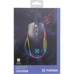 Mouse Gamer Fortrek Cruiser New Edition 12000 Dpi Rgb Preto - 4 Mouse Gamer Fortrek Cruiser New Edition 12000 Dpi Rgb Preto - 4