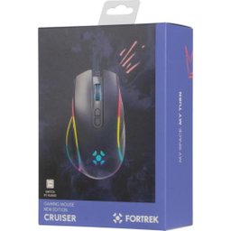 Mouse Gamer Fortrek Cruiser New Edition 12000 Dpi Rgb Preto - 6 Mouse Gamer Fortrek Cruiser New Edition 12000 Dpi Rgb Preto - 6