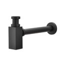 Ver imagem 1 de Sifão Copo Black Matte Quadrado Splendore Pia Lavatório 7/8 Demima