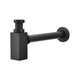 Sifão Copo Black Matte Quadrado Splendore Pia Lavatório 7/8 Demima - 1