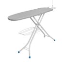 Ver imagem 2 de Tábua de Passar Roupa em Aço com Altura Regulável Suporte para Ferro e Prateleira Top Plus Estampa Branco