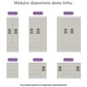 Ver imagem 7 de Berço Americano 3 em 1 com Colchão Incluso e Cômoda 1 Porta 4 Gavetas Doçura Multimóveis Mp4733