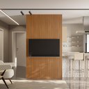 Ver imagem 1 de Painel Decorativo Ripado para Parede Mahalo 140x250 MDP Nature G77 - Gran Belo