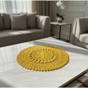 Ver imagem 2 de Toalha de Mesa Redonda Primavera Lisa Polipropileno 60cm Amarelo Primavera Edições