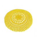 Ver imagem 3 de Toalha de Mesa Redonda Primavera Lisa Polipropileno 60cm Amarelo Primavera Edições