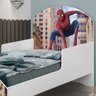 Cama Infantil Quarto Menina Menino Adesivado 100% Mdf com Colchão Moveis House Homem Aranha Ad - 5