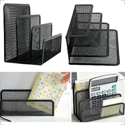 Organizador Mesa Suporte Documentos Papel Cartas Aço Aramado - 5