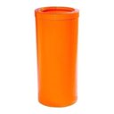 Ver imagem 2 de Kit com 7 Lixeira Plástica 22 Litros com Aro Cor:laranja