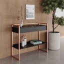 Ver imagem 1 de Aparador Bancada Buffet Industrial - Preto/cobre