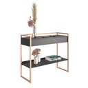 Ver imagem 3 de Aparador Bancada Buffet Industrial - Preto/cobre