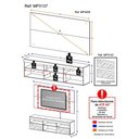 Ver imagem 6 de Rack com Painel Tv até 65" e Espelho Flórida Multimóveis
