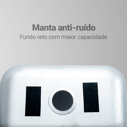 Cuba Pia Numero 1 Cozinha Inox Dotec 46x30x17 Valvula Sifao - 6