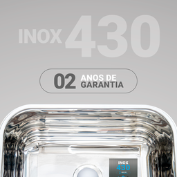 Cuba Pia Numero 1 Cozinha Inox Dotec 46x30x17 Valvula Sifao - 5