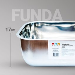 Cuba Pia Numero 1 Cozinha Inox Dotec 46x30x17 Valvula Sifao - 4