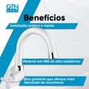 Ver imagem 3 de Torneira Giratória Multiuso Parede Maruja 1130992 Viqua Branco com Cromado