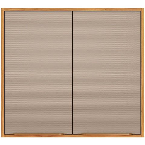 Armário Aéreo para Cozinha 80 Cm 2 Portas Valena Cinamon/nude