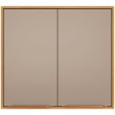 Ver imagem 1 de Armário Aéreo para Cozinha 80 Cm 2 Portas Valena Cinamon/nude