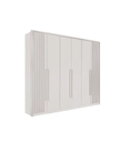 Ver imagem 1 de Guarda Roupa 6 Portas Mdf Anápolis Ripado - Móveis Valverde