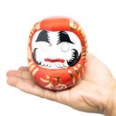 Ver imagem 4 de Enfeite Decorativo Daruma Boneco Sorte Paz Prosperidade Fortuna Zen Decoração Casa - Vermelho